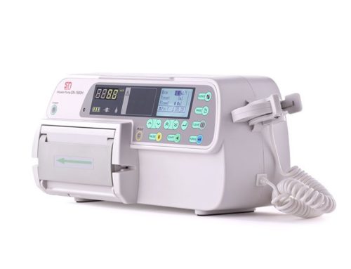 Horizontal infusion pump