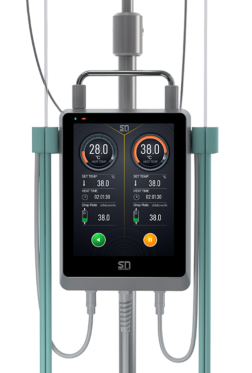 infusion pump heater